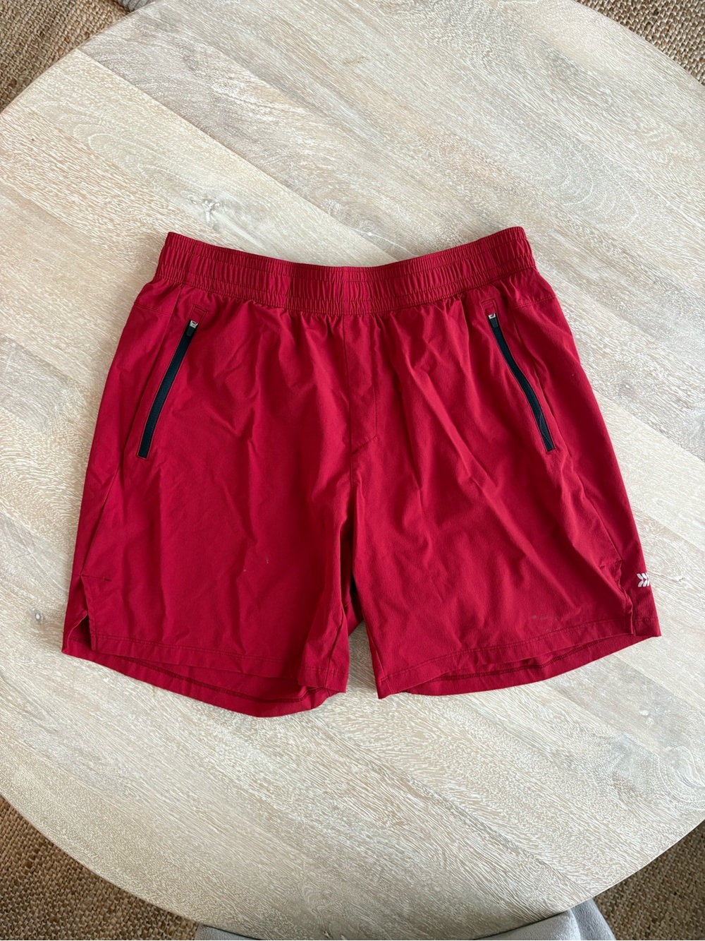 All in Motion Men's Red Athletic Shorts - Lightweight Active Performance